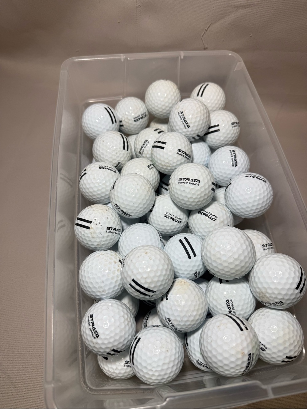 60 Strata Super Range Golf Balls